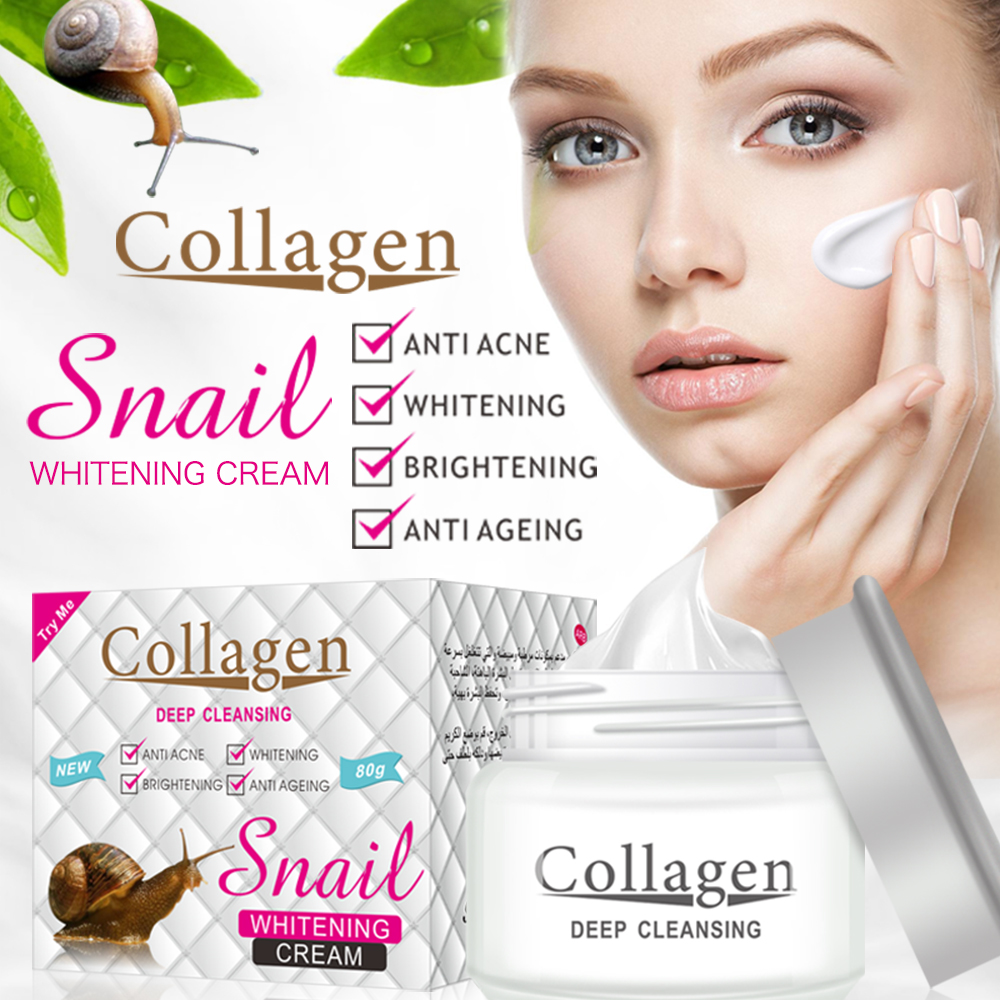 Wrinkle remover Collagen & snail face cream Remove Pimples Acne
