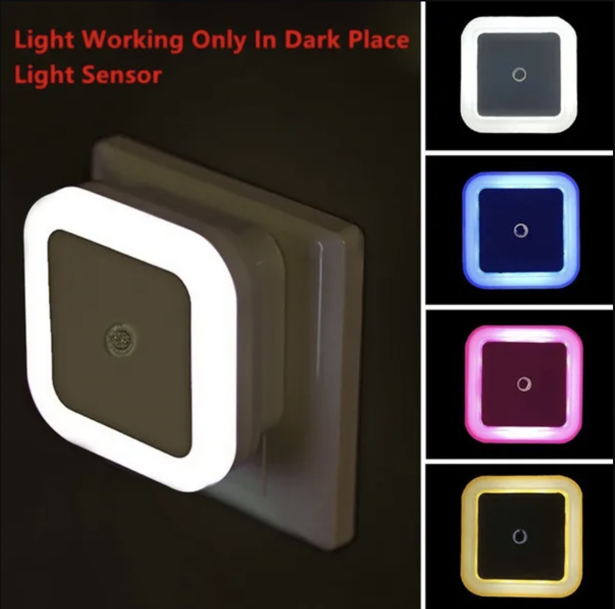 Auto On/Off Sensor LED Night Light